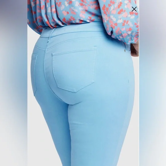 NYDJ Marilyn Ankle Straight Leg Jeans. Size 14W - Picture 5 of 16